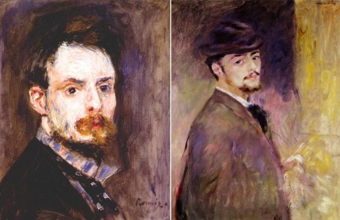 Огюст Ренуар. Автопортреты, 1875 и 1876